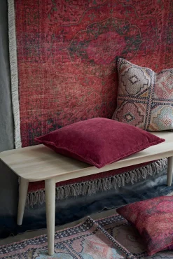 French Connection Rugs-Large Recycled Crimson Cassis Rug