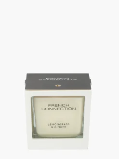 French Connection Home Accessories-Lemongrass & Ginger Signature 200g Candle