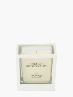 French Connection Home Accessories-Lemongrass & Ginger Signature 200g Candle