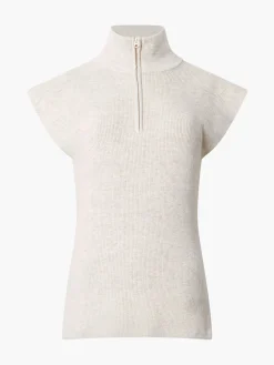 French Connection Jumpers & Cardigans-Lightweight Recycled Vhari Half Zip Vest