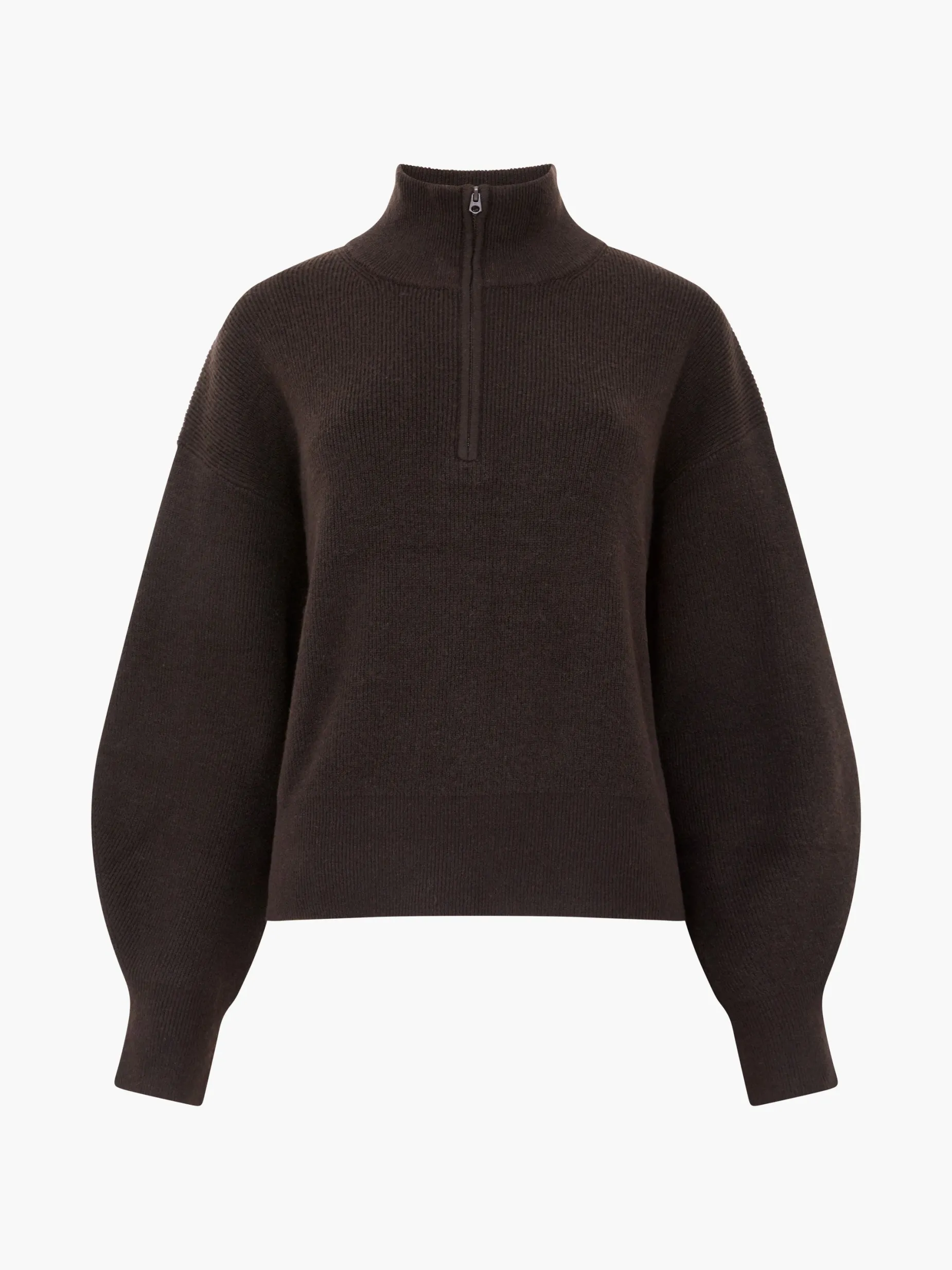 French Connection Jumpers & Cardigans-Lightweight Vhari Recycled Half Zip Jumper