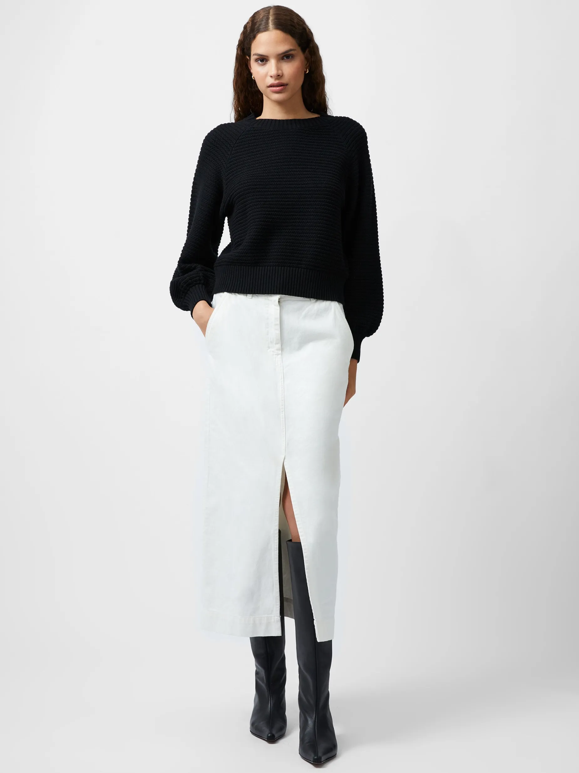 French Connection Jumpers & Cardigans-Lily Mozart Bishop Sleeve Jumper
