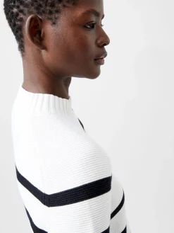 French Connection Jumpers & Cardigans-Lily Mozart Poplin Mix Top