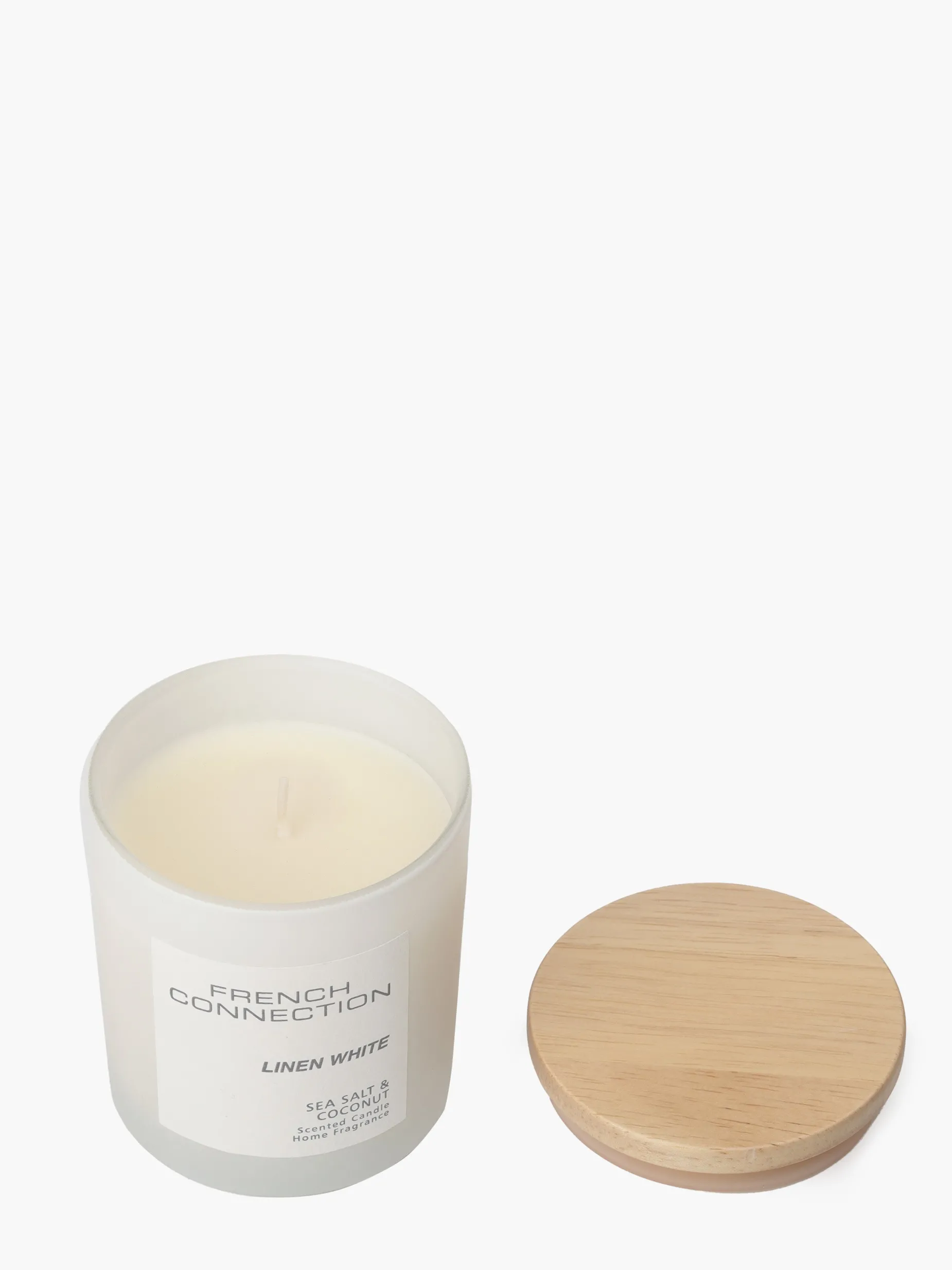 French Connection Home Accessories-Linen White Serenity 200g Candle