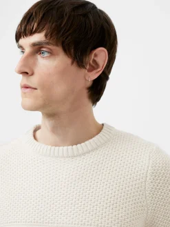 French Connection Knitwear-Link Stitch Crew Neck Jumper