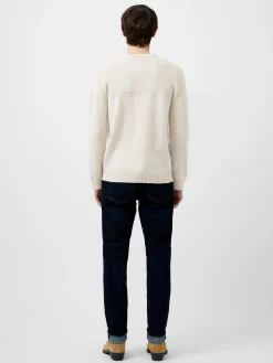 French Connection Knitwear-Link Stitch Crew Neck Jumper