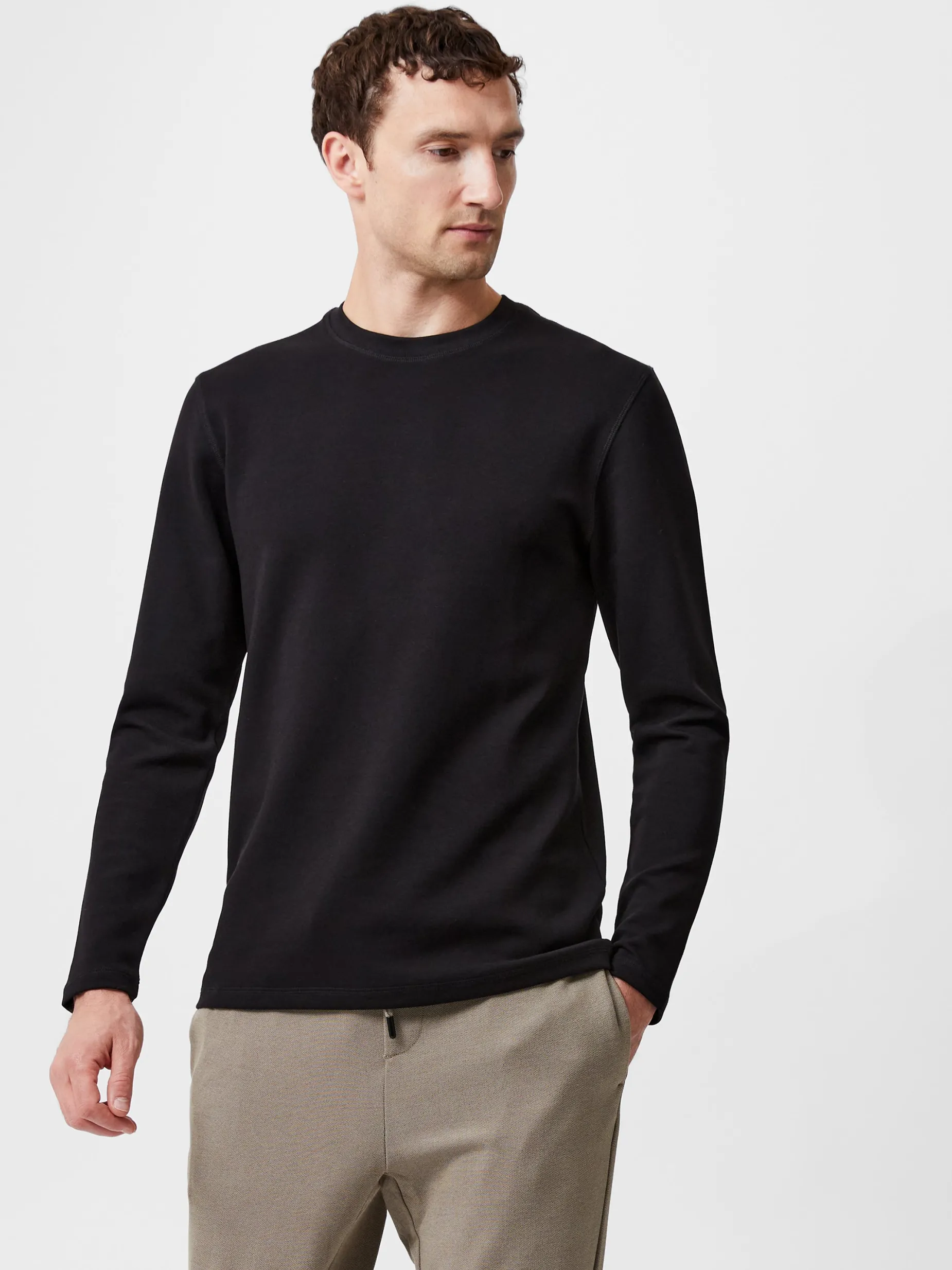 French Connection T-Shirts & Polo Shirts-Long Sleeve Crew Neck Top