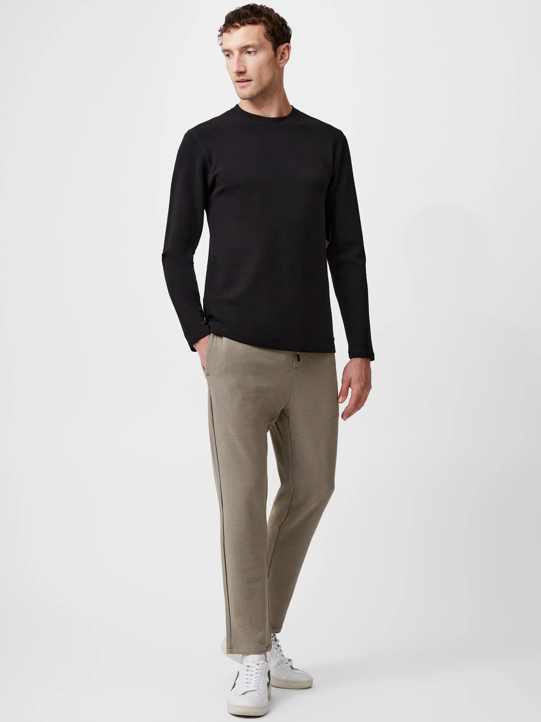 French Connection T-Shirts & Polo Shirts-Long Sleeve Crew Neck Top