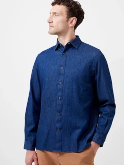 French Connection Shirts-Long Sleeve Denim Shirt