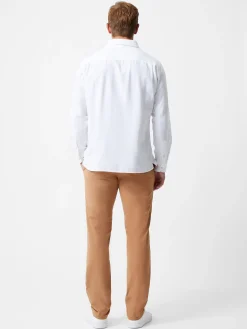 French Connection Shirts-Long Sleeve Linen Blend Shirt