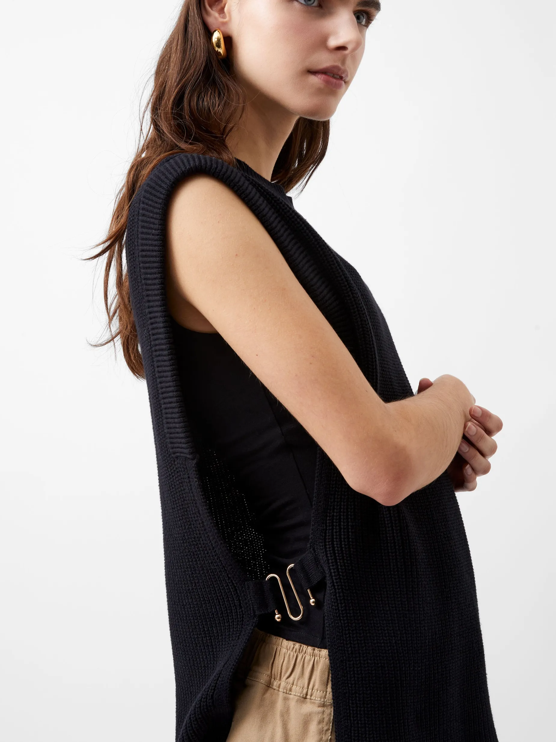 French Connection Jumpers & Cardigans-Lottie Hardware Tabard