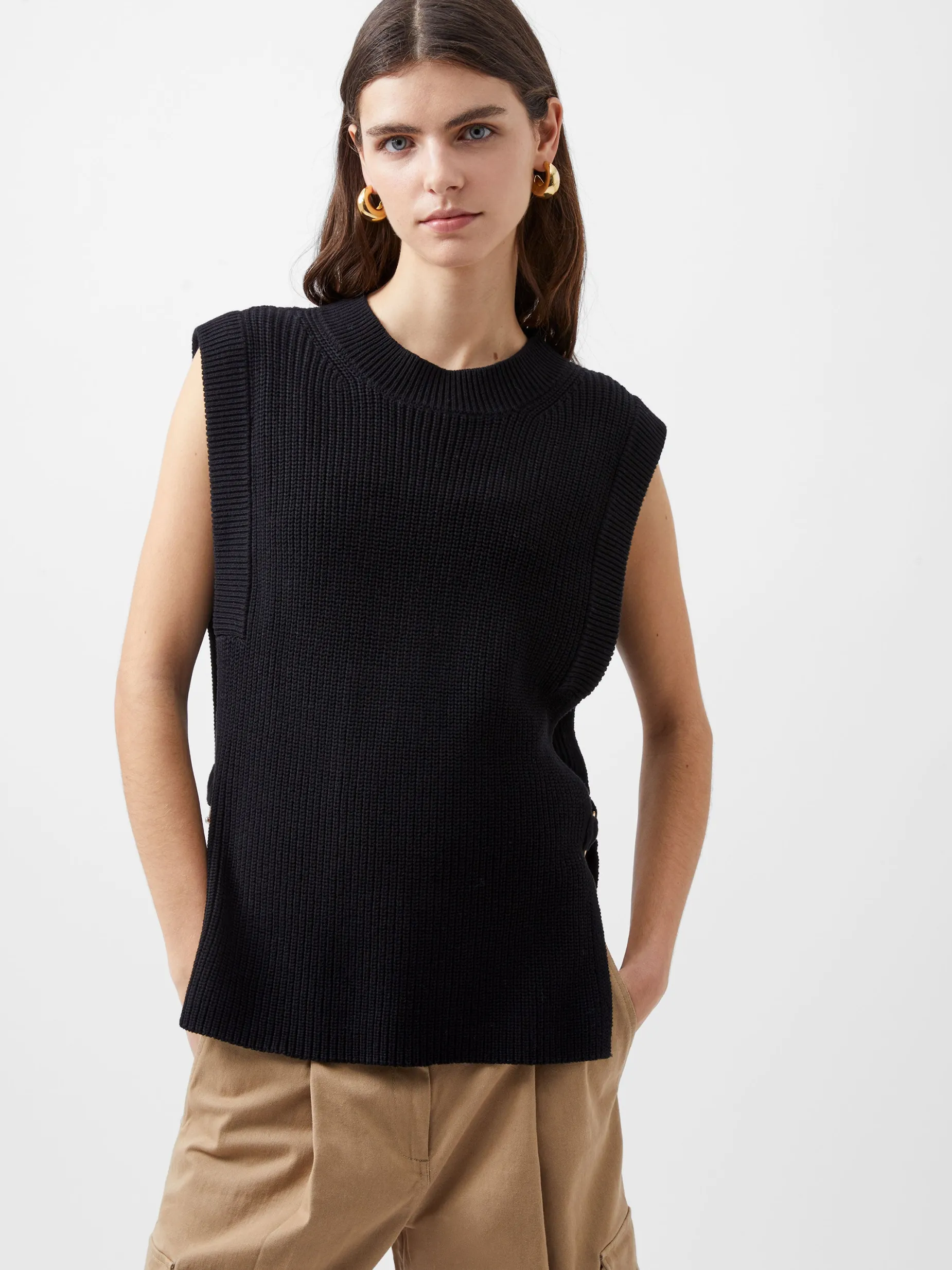 French Connection Jumpers & Cardigans-Lottie Hardware Tabard