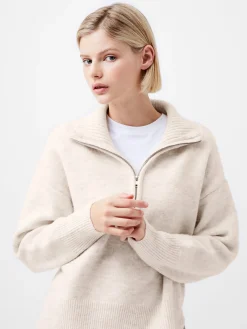French Connection Jumpers & Cardigans-Maddox Half Zip Jumper