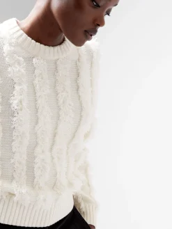 French Connection Jumpers & Cardigans-Malika Fringed Jumper