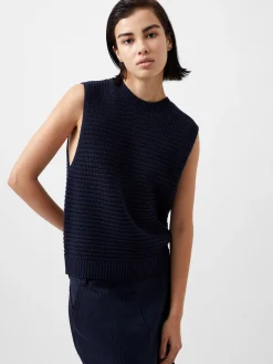 French Connection Jumpers & Cardigans-Manda Open Knit Vest
