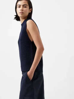 French Connection Jumpers & Cardigans-Manda Open Knit Vest