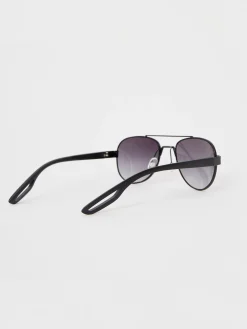 French Connection Sunglasses-Metal D-Frame Sunglasses