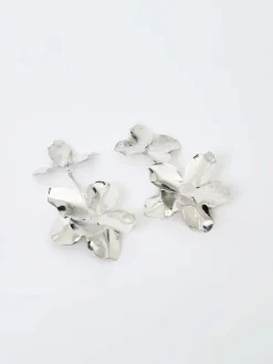 Women French Connection Jewellery|Jewellery-Metal Floral Drop Earrings