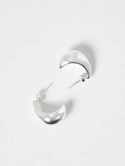 Women French Connection Jewellery|Jewellery-Metal Half Hoop Earrings
