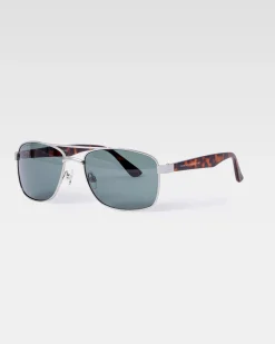 French Connection Sunglasses-Metal Navigator Sunglasses
