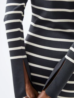 French Connection Dresses|Midi Dresses-Milena Striped Knit Midi Dress
