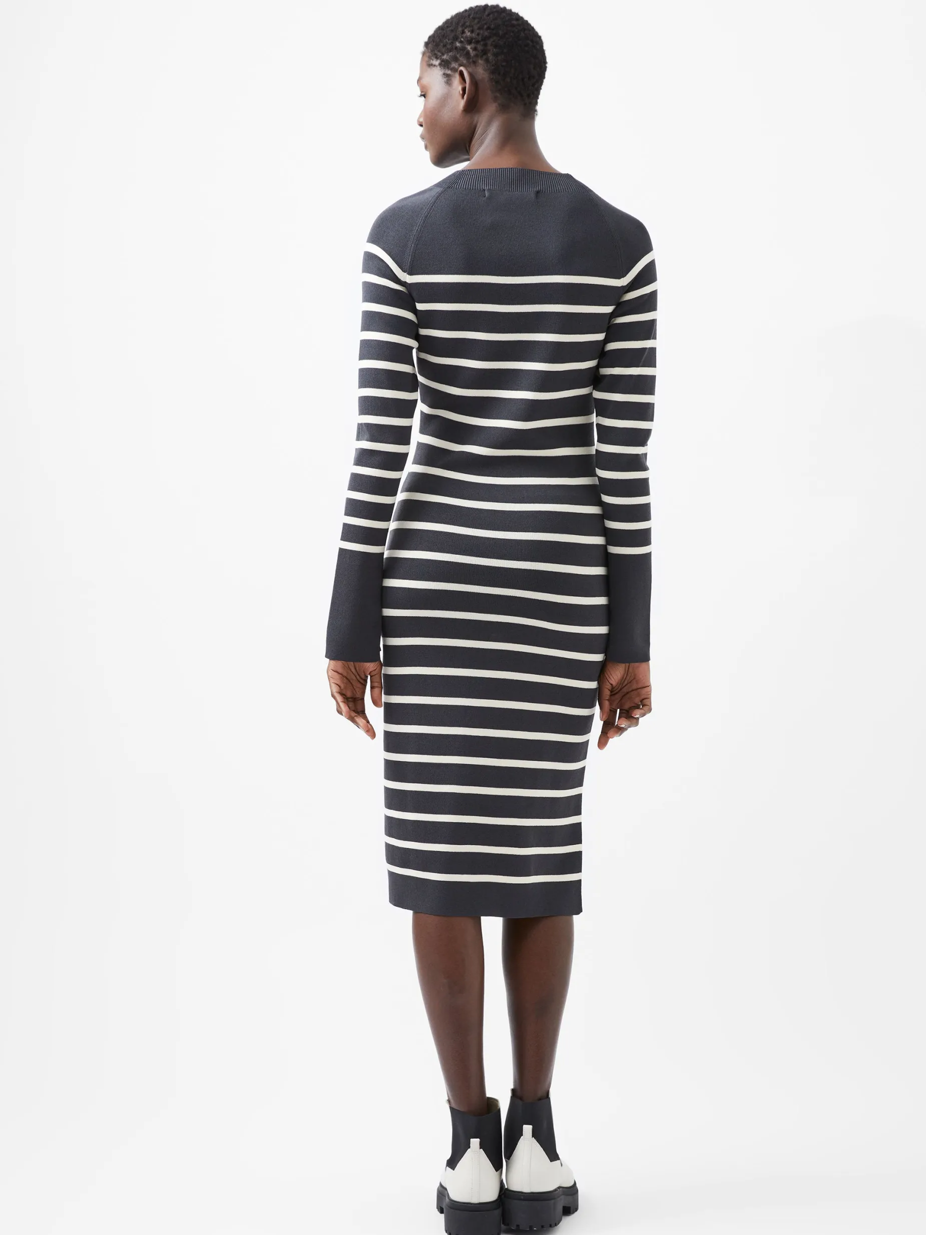French Connection Dresses|Midi Dresses-Milena Striped Knit Midi Dress