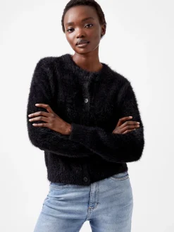French Connection Jumpers & Cardigans-Molly Feather Long Sleeve Cardigan