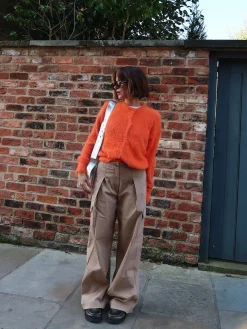 French Connection Jumpers & Cardigans-Molly Feather Long Sleeve Cardigan