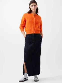 French Connection Jumpers & Cardigans-Molly Feather Long Sleeve Cardigan