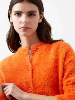 French Connection Jumpers & Cardigans-Molly Feather Long Sleeve Cardigan