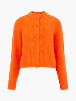 French Connection Jumpers & Cardigans-Molly Feather Long Sleeve Cardigan