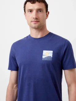 French Connection T-Shirts & Polo Shirts-Mount Fuji Organic Graphic T-Shirt