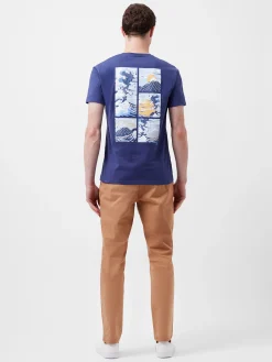 French Connection T-Shirts & Polo Shirts-Mount Fuji Organic Graphic T-Shirt