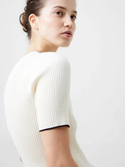 French Connection Jumpers & Cardigans-Mozza Short Sleeve Jumper