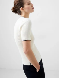 French Connection Jumpers & Cardigans-Mozza Short Sleeve Jumper