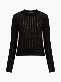 French Connection Jumpers & Cardigans-Niko Open Knit Long Sleeve Jumper