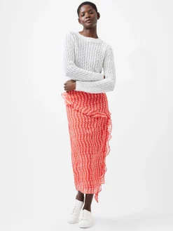 French Connection Jumpers & Cardigans-Niko Open Knit Long Sleeve Jumper