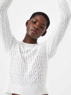 French Connection Jumpers & Cardigans-Niko Open Knit Long Sleeve Jumper