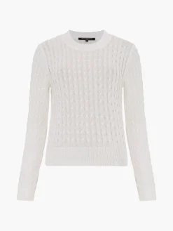 French Connection Jumpers & Cardigans-Niko Open Knit Long Sleeve Jumper