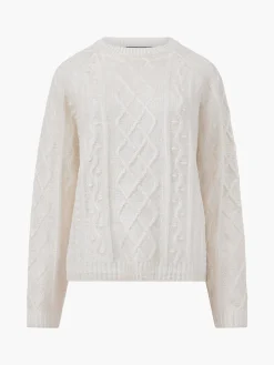French Connection Jumpers & Cardigans-Otilia Foil Cable Knit Jumper