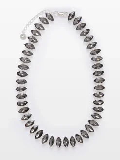 Women French Connection Jewellery|Jewellery-Oval Crystal Necklace