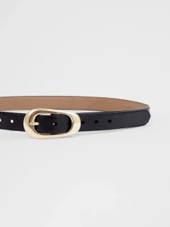 French Connection Belts-Oyster Buckle Belt