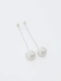 Women French Connection Jewellery|Jewellery-Pearl Dangle Drop Earrings