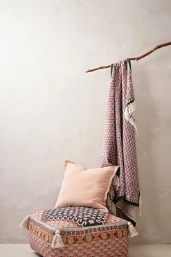 French Connection Cushions|Pouffes & Floor Cushions-Poppy Field Pouffe