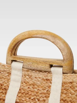 Women French Connection Bags & Purses|Bags & Purses-Raffia Basket Bag