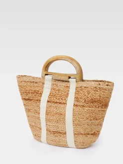 Women French Connection Bags & Purses|Bags & Purses-Raffia Basket Bag