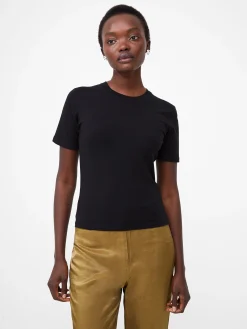French Connection Tops-Rallie Cotton Crew Neck T-Shirt