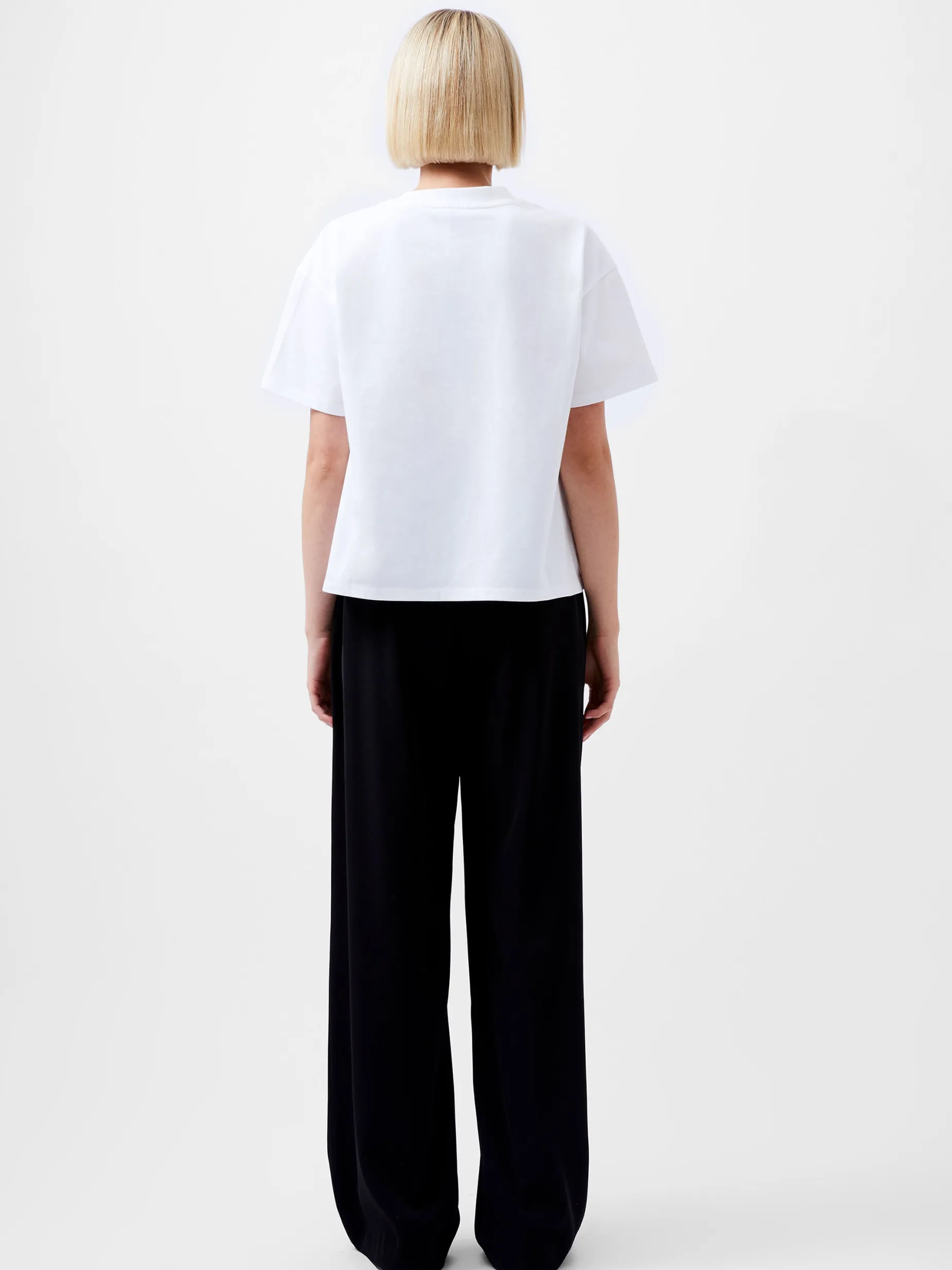 French Connection Tops-Rallie Cotton Short Sleeve T-Shirt