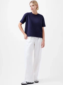 French Connection Tops-Rallie Cotton Short Sleeve T-Shirt