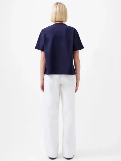 French Connection Tops-Rallie Cotton Short Sleeve T-Shirt